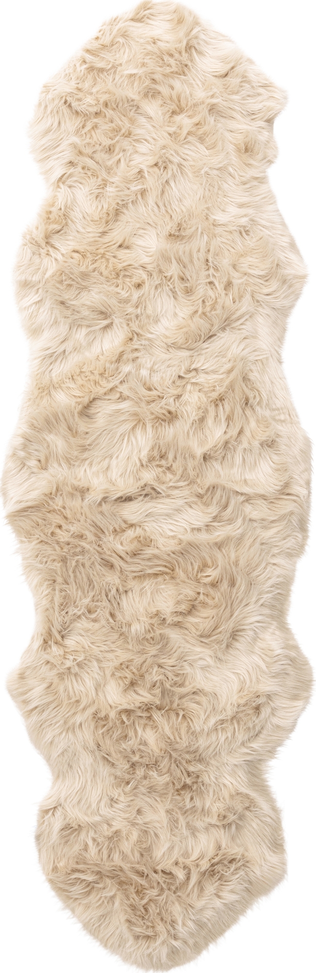 Katy fold 180 x 55 cm - Beige fuskepels Katy fold 180 x 55 cm - Beige fuskepels