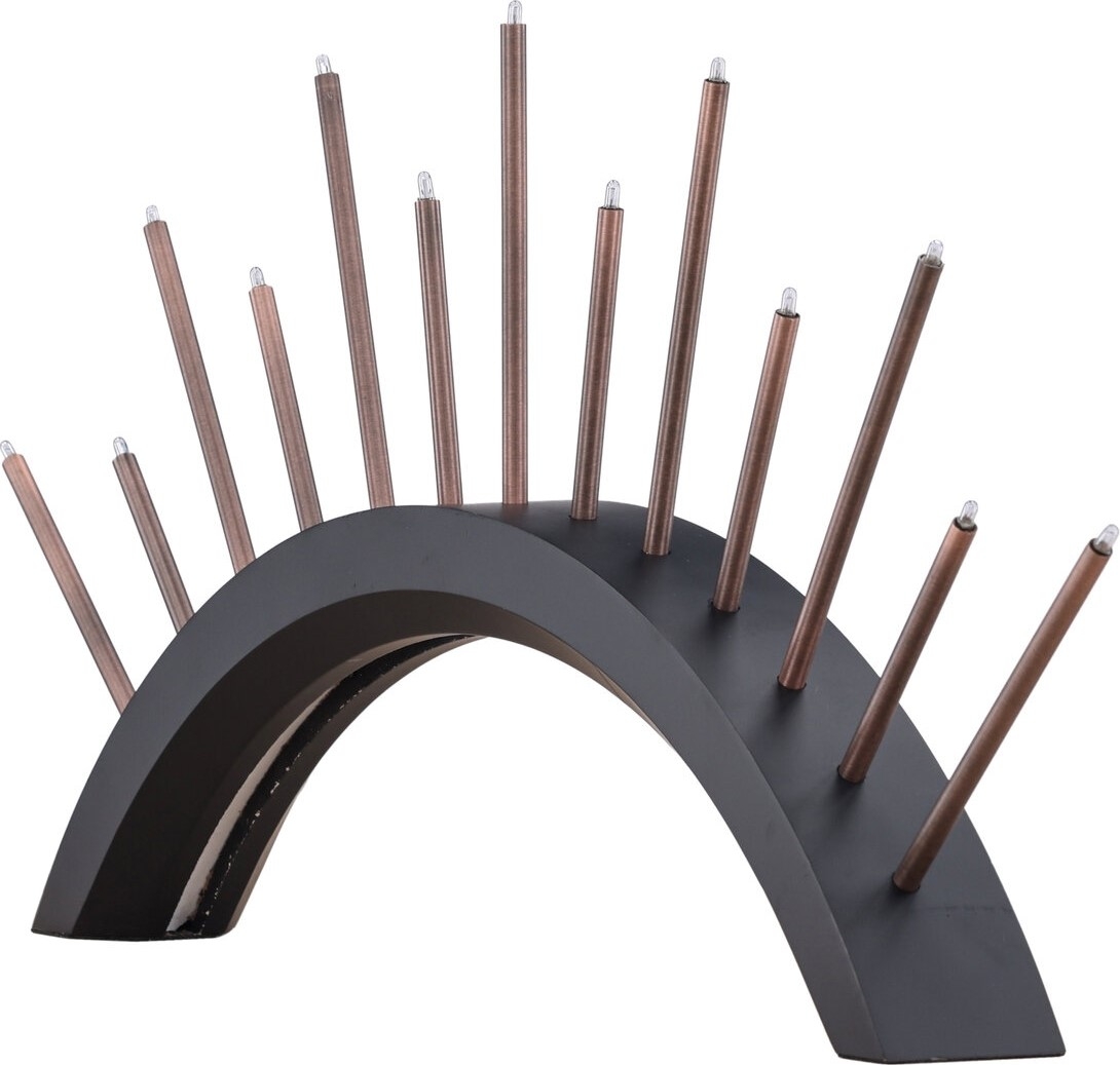 Björnrike lysestake - Sort/Kobber Björnrike lysestake - Sort/Kobber