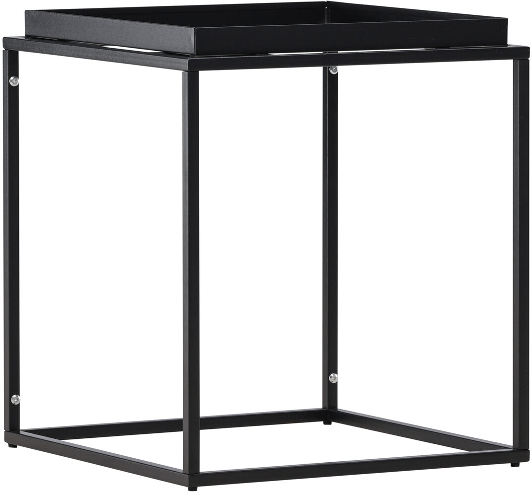 Porto sidebord 45 x 45 cm - Sort Porto sidebord 45 x 45 cm - Sort