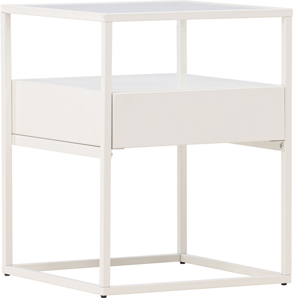 Fortaleza sidebord 40 x 40 cm - Hvit Fortaleza sidebord 40 x 40 cm - Hvit