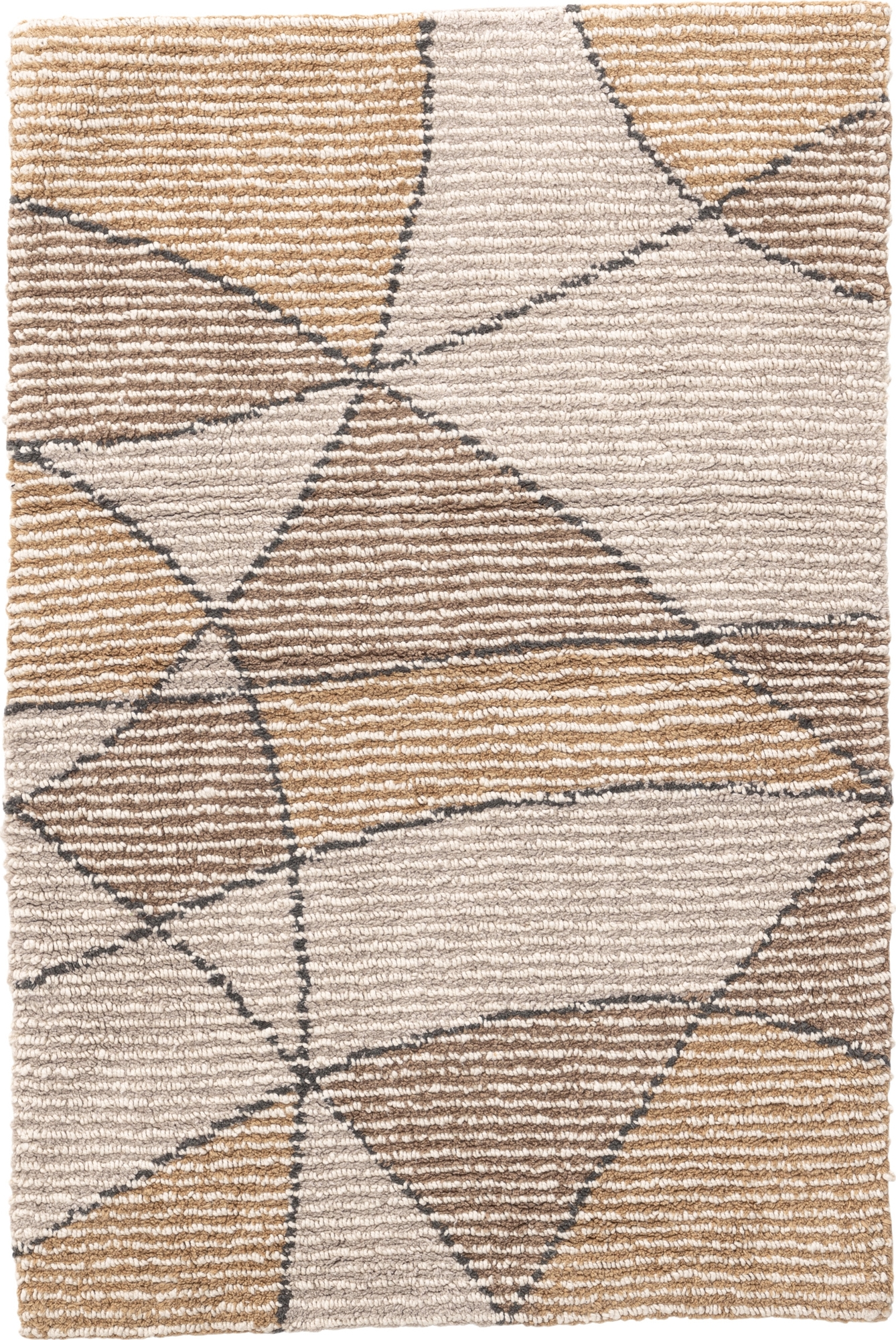 Loui teppe 60x90 cm - Grå/brunt Loui teppe 60x90 cm - Grå/brunt