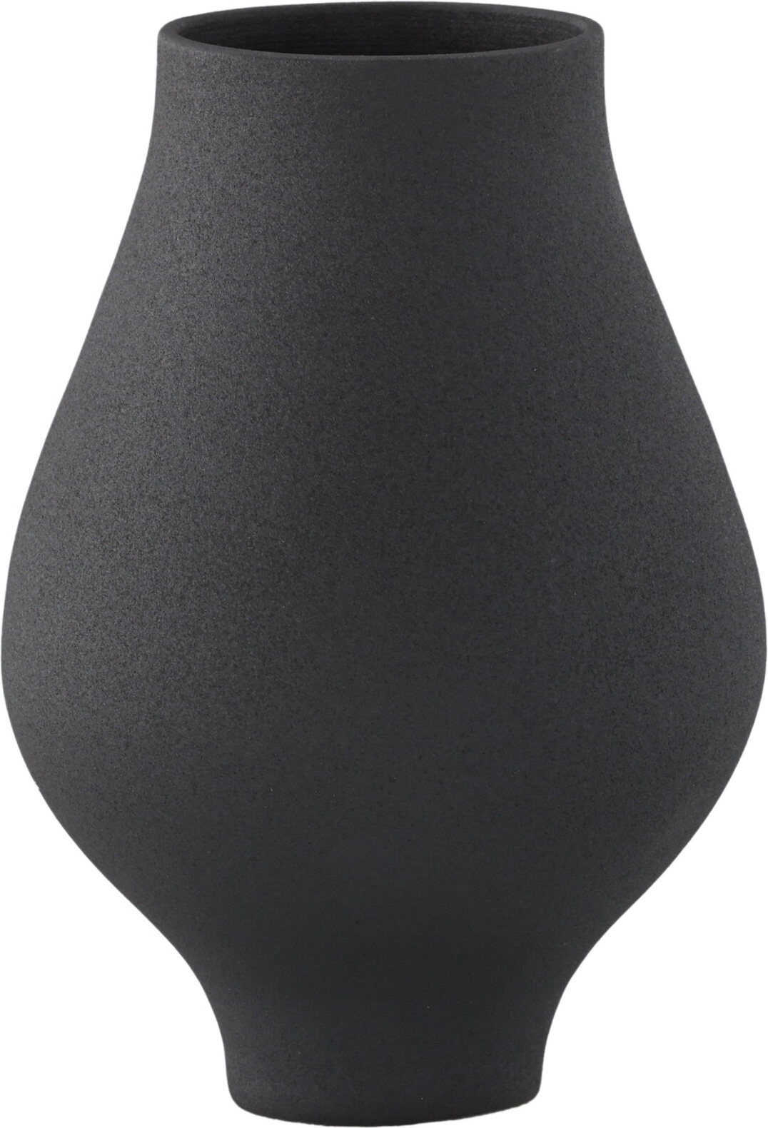 Rellis vase 14 x 24 cm - Sort Rellis vase 14 x 24 cm - Sort
