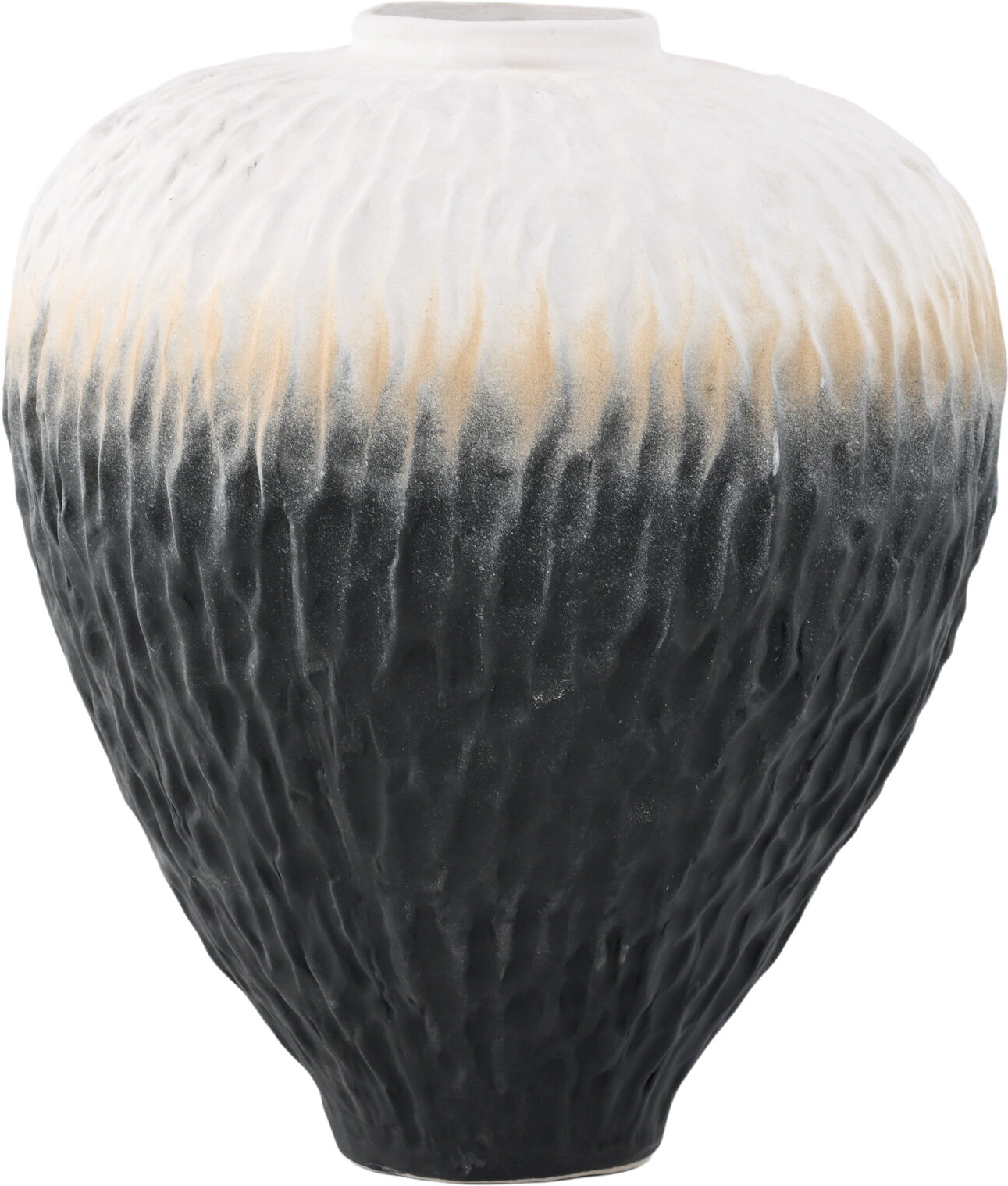 Rutevase 29 x 34 cm - Beige/Grå/Hvit Rutevase 29 x 34 cm - Beige/Grå/Hvit