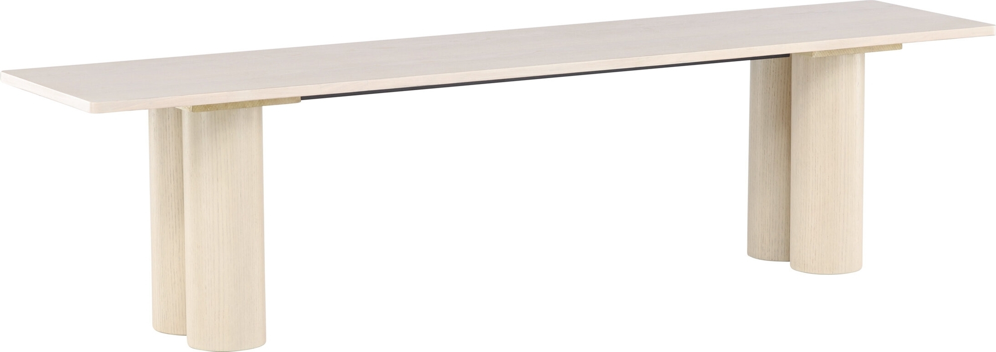 Olivia benk 180 cm - Hvitvask Olivia benk 180 cm - Hvitvask