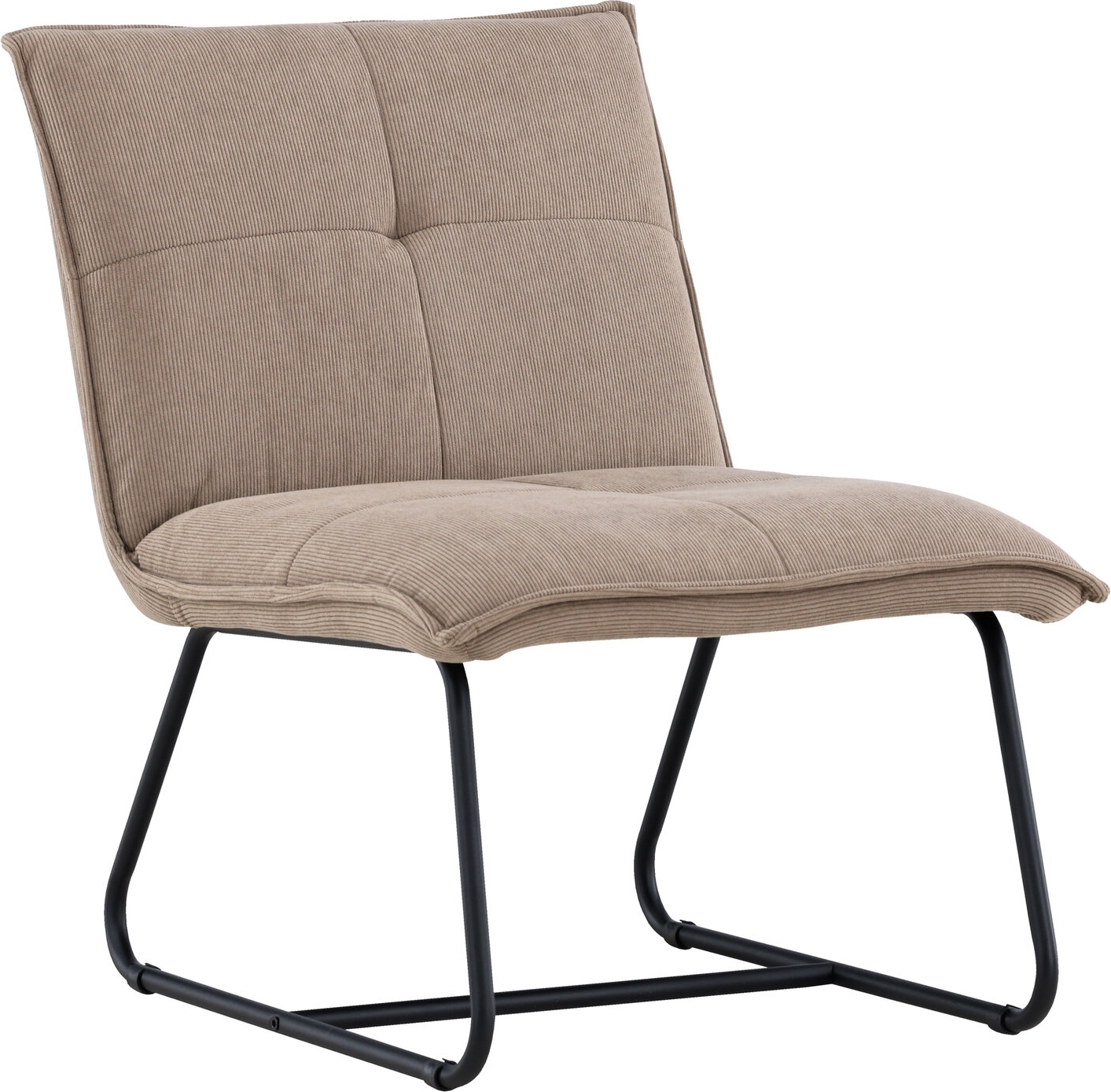 Madison lenestol - Brun kordfløyel/sort Madison lenestol - Brun kordfløyel/sort