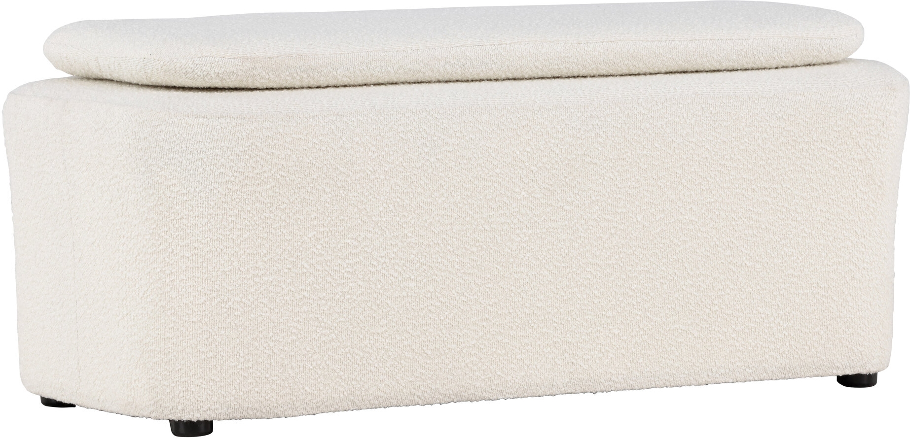 Laurel puff - Hvit boucle Laurel puff - Hvit boucle