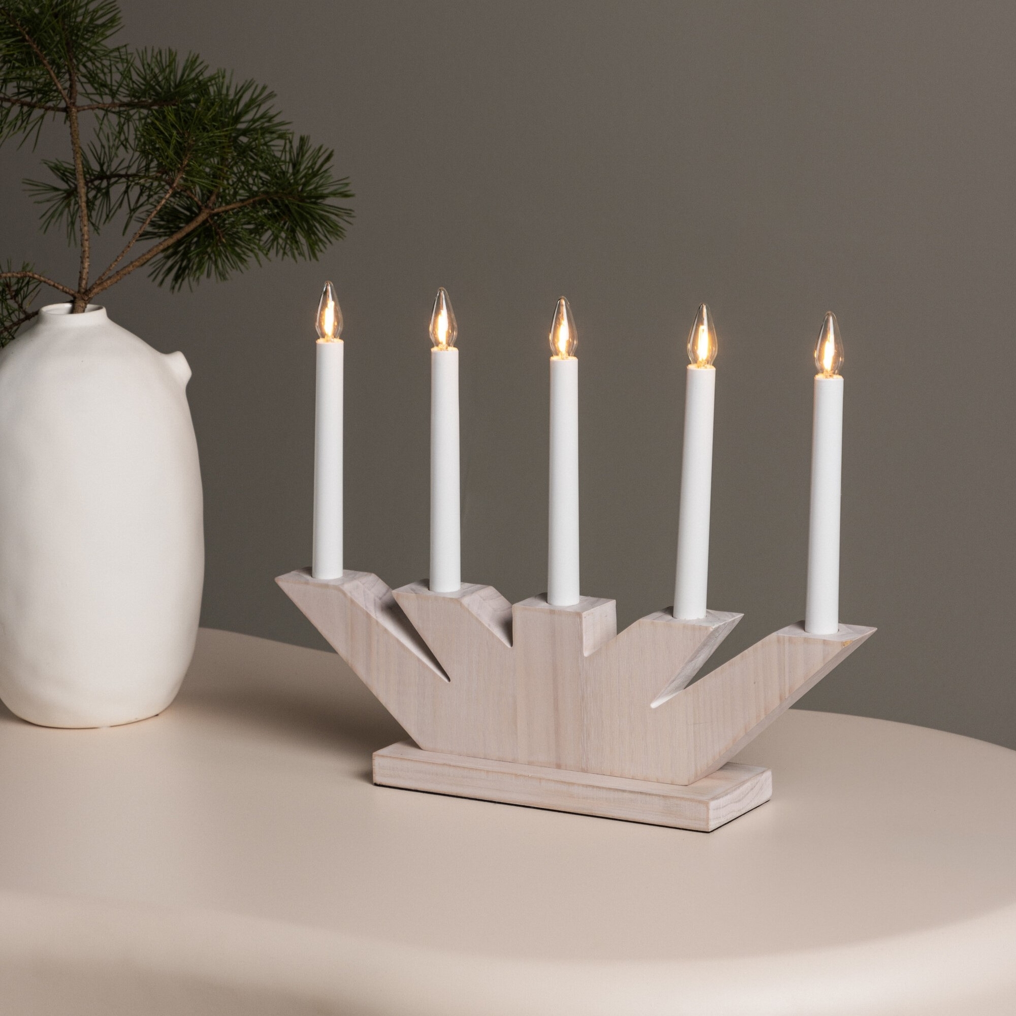 Verbier bordlampe - Whitewash Verbier bordlampe - Whitewash