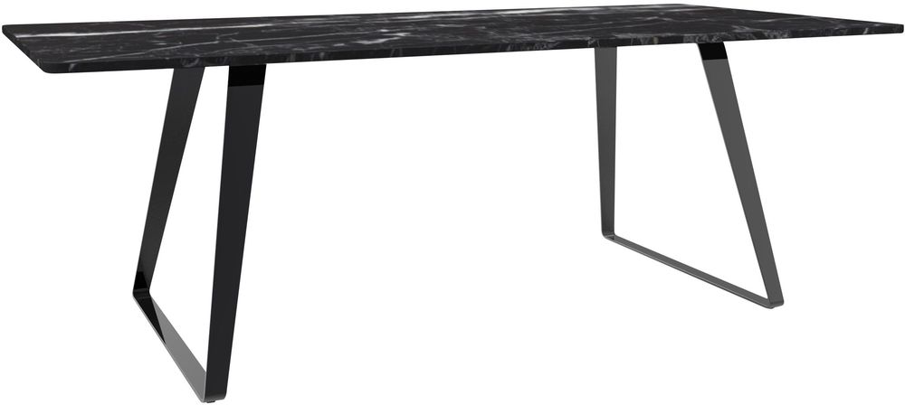 Spisebord Duffy 200 cm - Svart/grå Spisebord Duffy 200 cm - Svart/grå