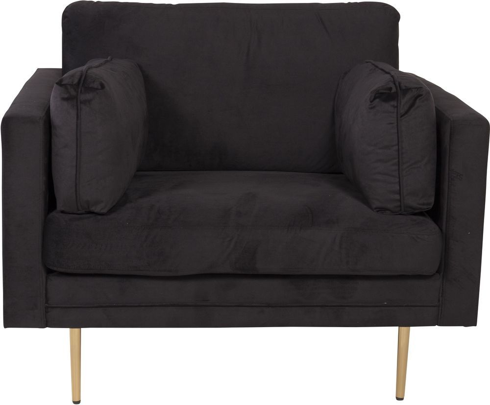 Lenestol Savanna - Svart Fløyel Lenestol Savanna - Svart Fløyel