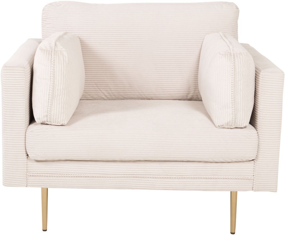 Lenestol Savanna - Lysegrå Manchester / Messingben Lenestol Savanna - Lysegrå Manchester / Messingben