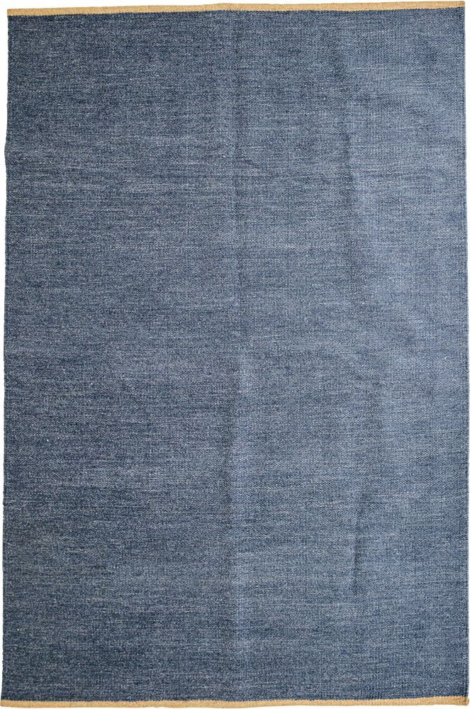 Teppe Ryder 170x240 - Blå Ull