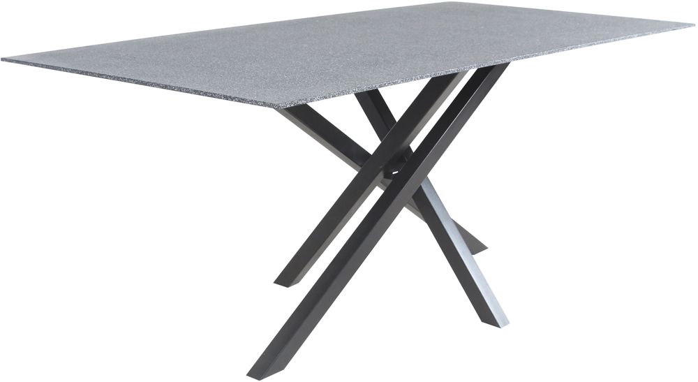 Spisebord Höganäs 180 cm - Svart / Sprayglas Spisebord Höganäs 180 cm - Svart / Sprayglas