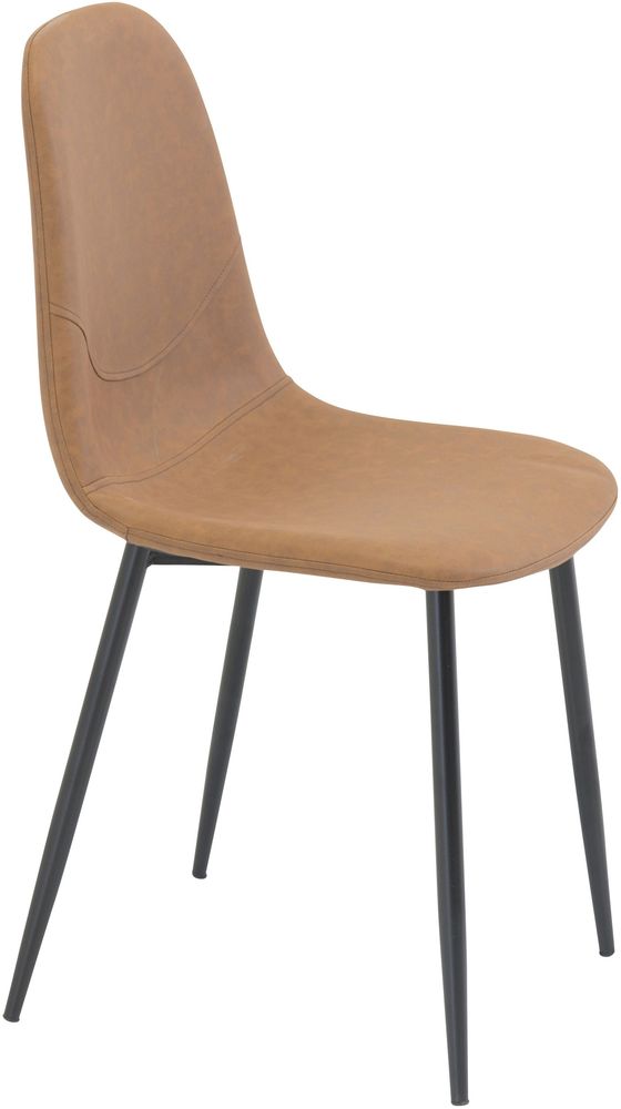 Spisestol Lara - Svart / Brun PU Spisestol Lara - Svart / Brun PU