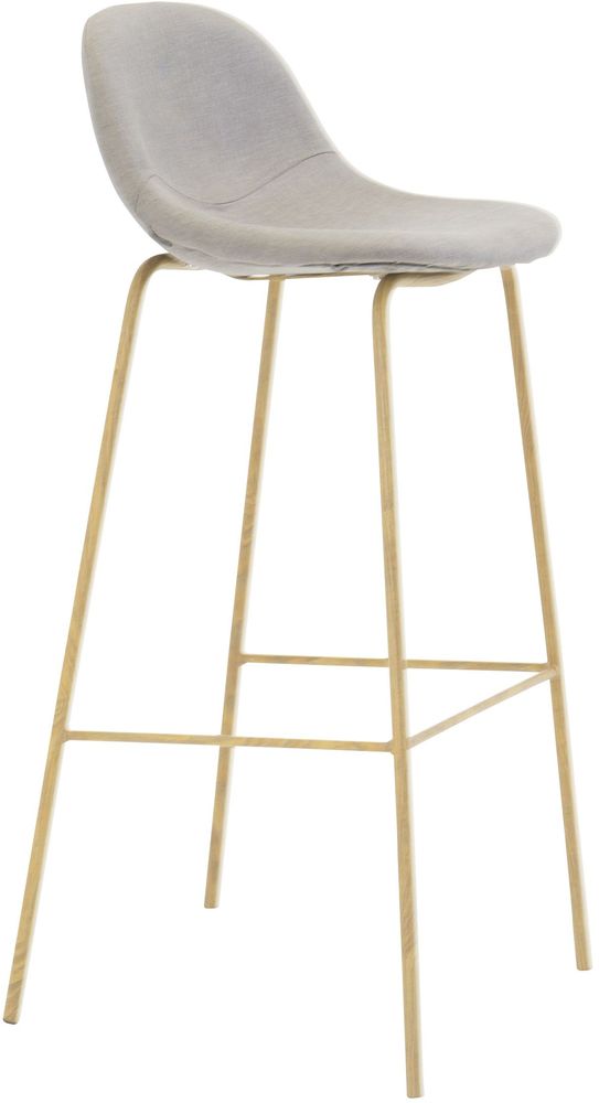 Barstol Lara - Eikimitation / Grå Barstol Lara - Eikimitation / Grå
