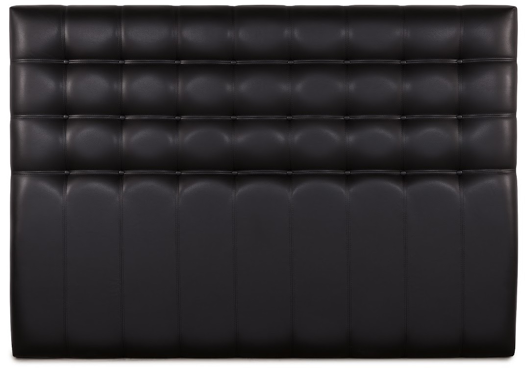 Dream 600 Sengegavl 180 cm - Svart kunstskinn