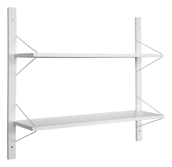 Elma vegghylle - Hvit