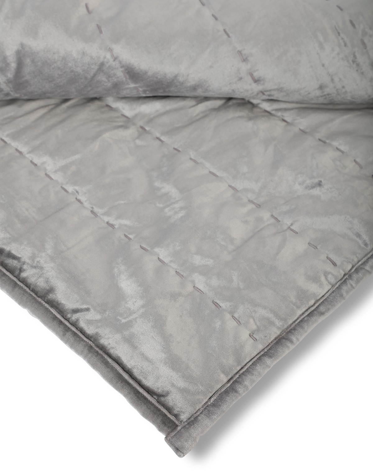 Viskose Sengeteppe 260x260 cm - Grå Viskose Sengeteppe 260x260 cm - Grå