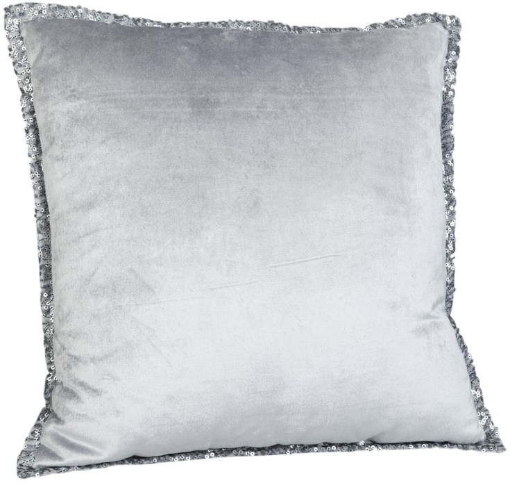 Lilian pyntepute - Gr� (Viskose) / Paljetter