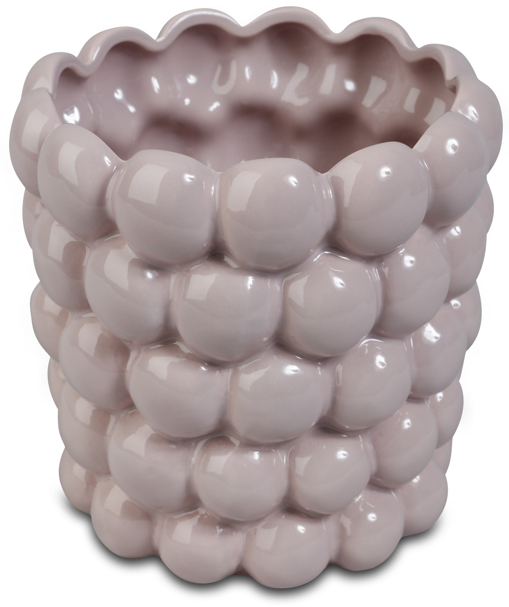 Krukke Big Bouble H23 cm - Rosa