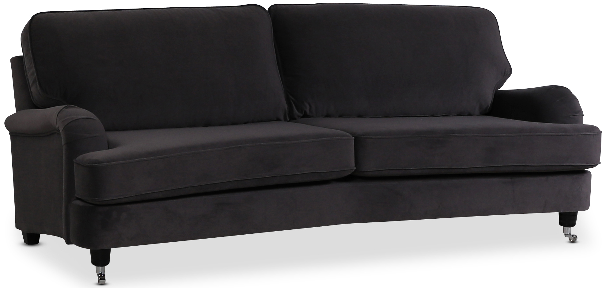 Kvarsebro Howard 3-seter hj�rnesofa - M�rkegr� (Fl�yel)