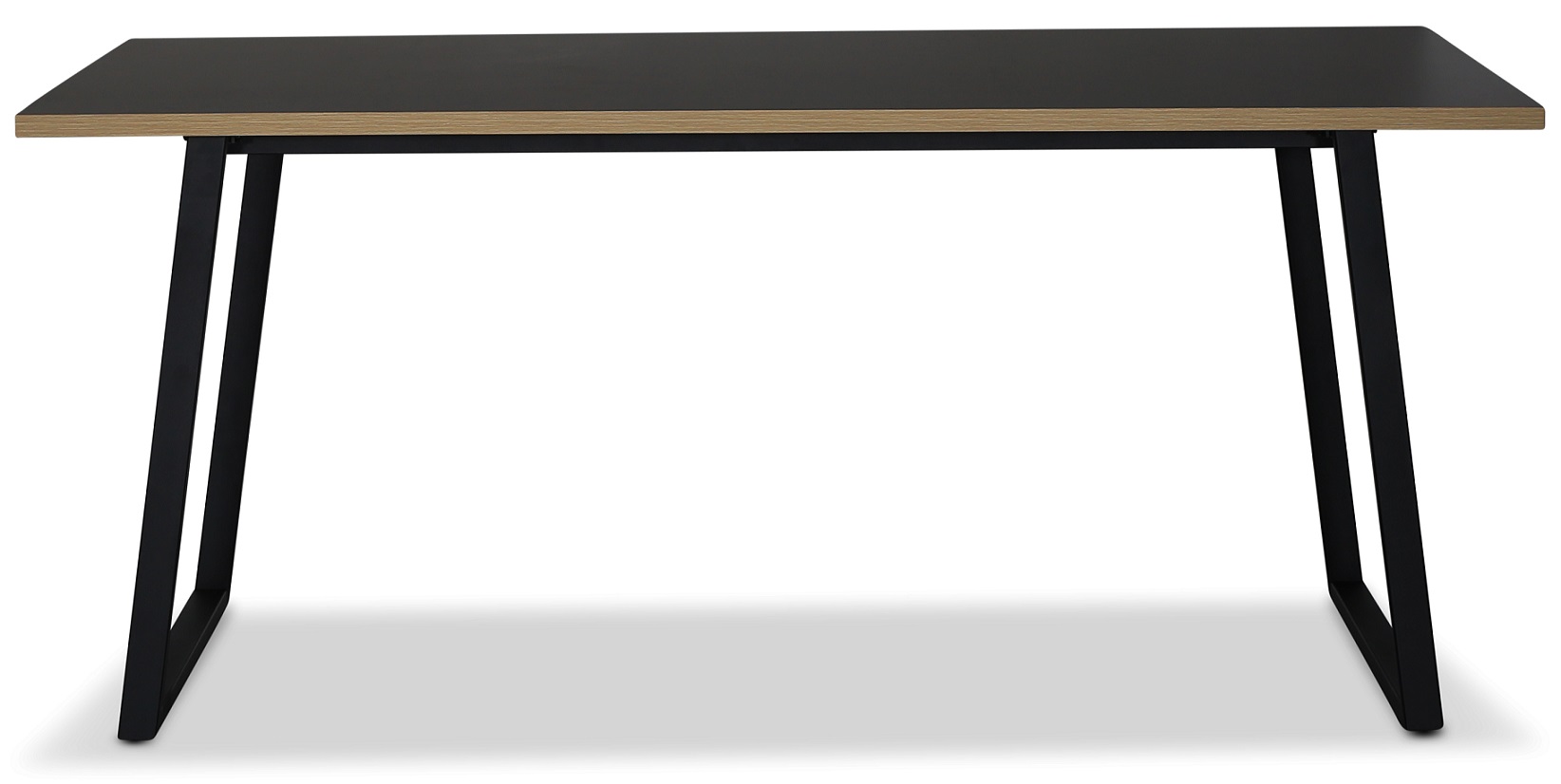 Edge 3.0 Spisebord 140x90 - Svart h�ytrykkslaminat (HPL)