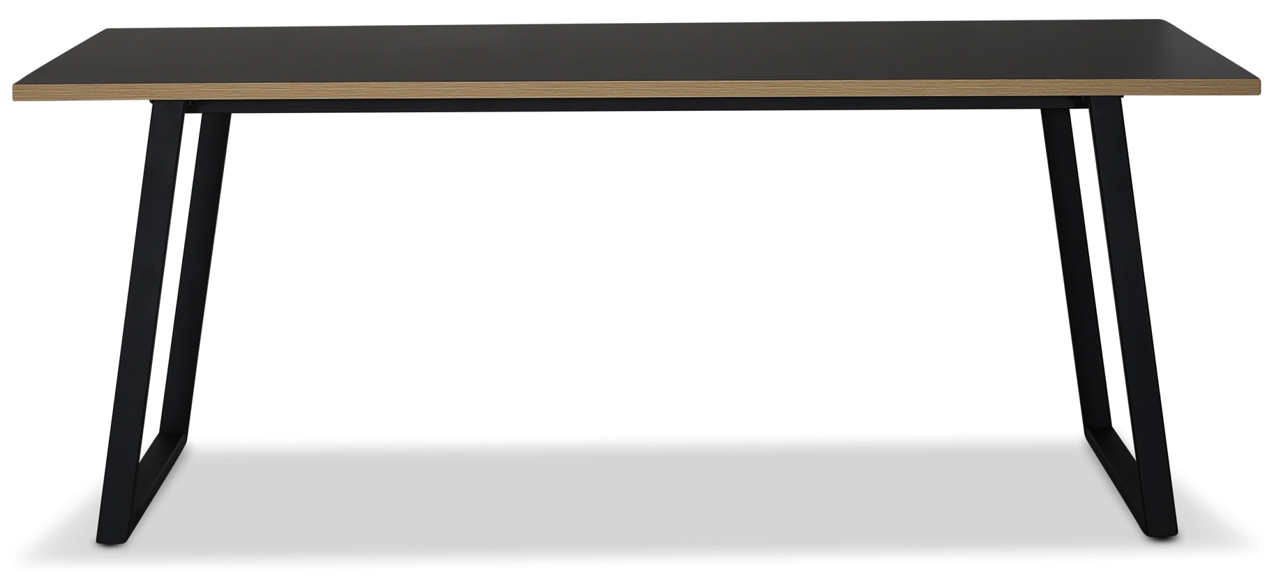 Edge 3.0 Spisebord 190x90 - Svart h�ytrykkslaminat (HPL)