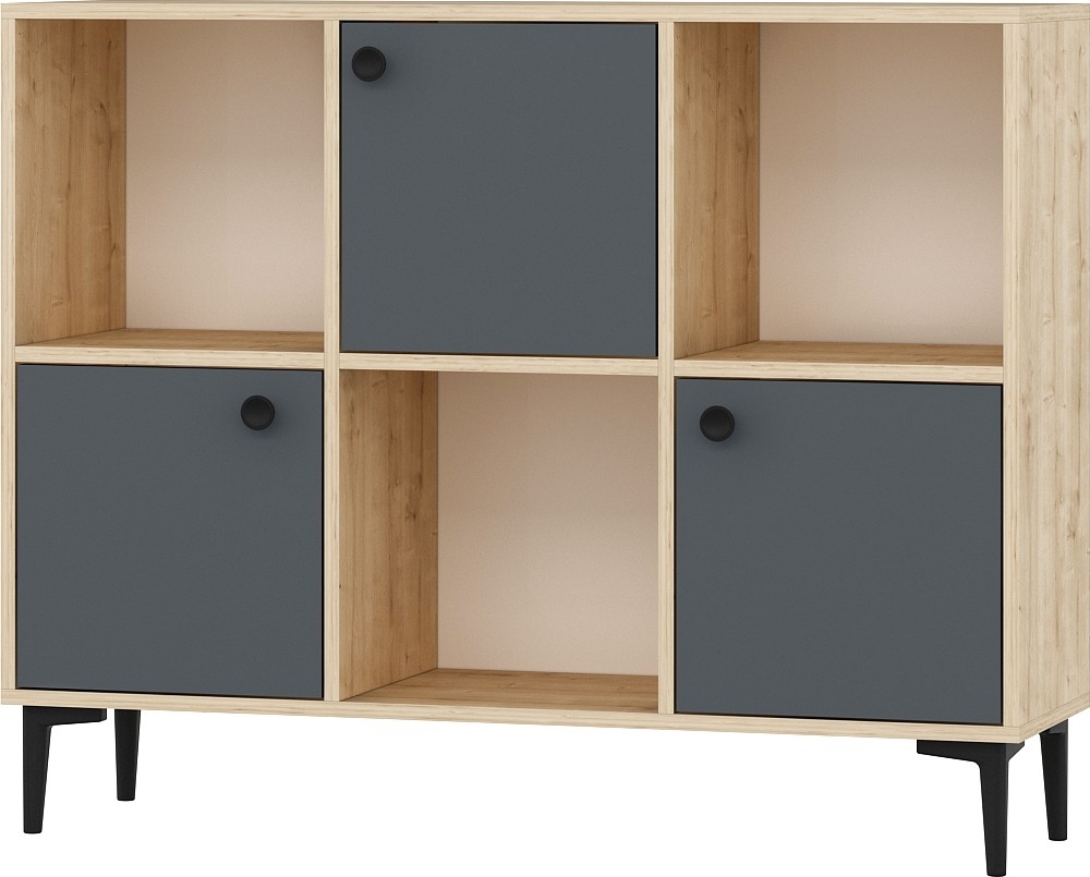 Parion skap - Safir/eik/antrasitt Parion skap - Safir/eik/antrasitt
