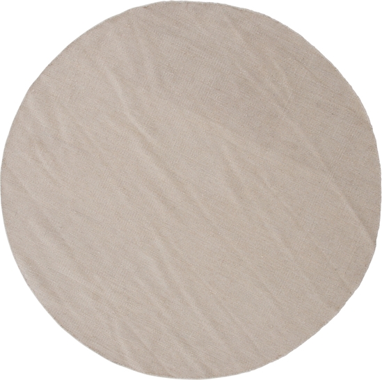 Ryder ullteppe, Ø200 cm - Beige