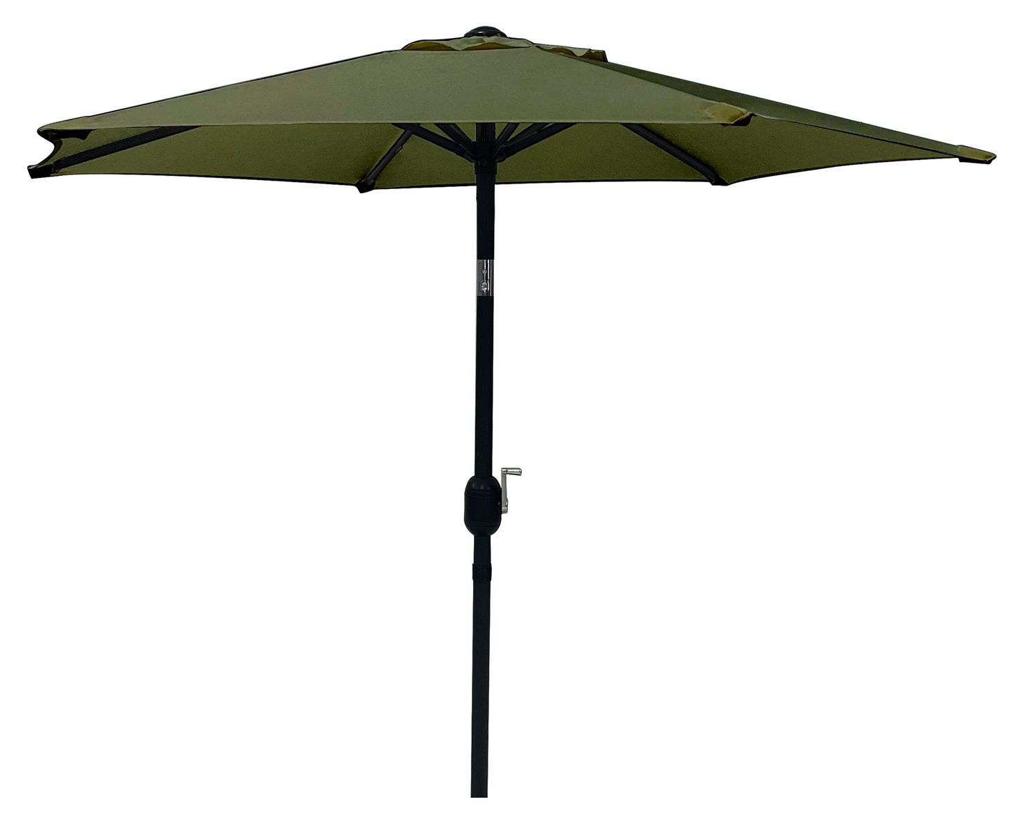 Fj�llbacka parasoll i m�rkegr�nn - �200 cm + Tekstilbeskyttelse for utem?bler