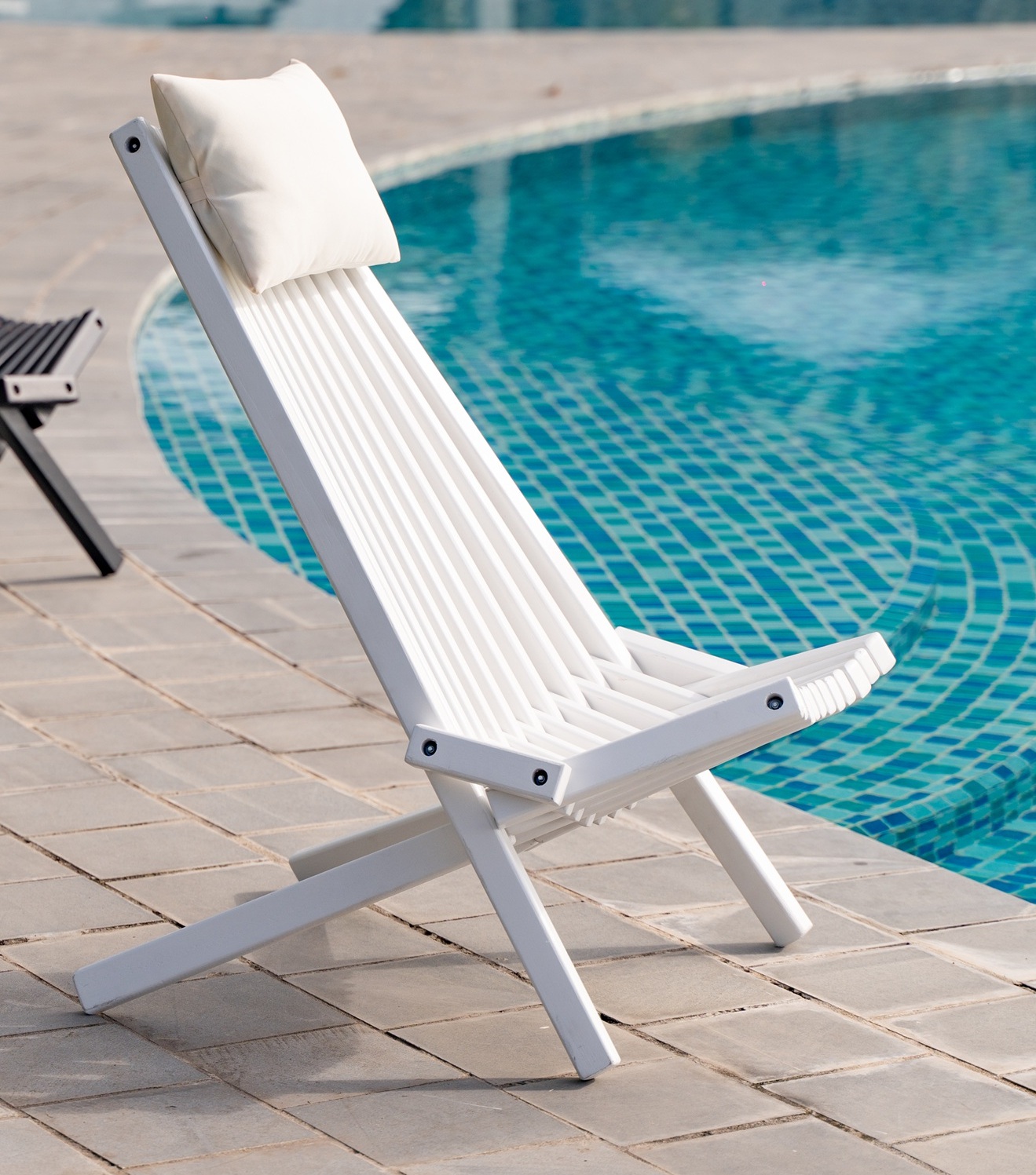 Calcutta stol - Hvit + M?belrengj?ring