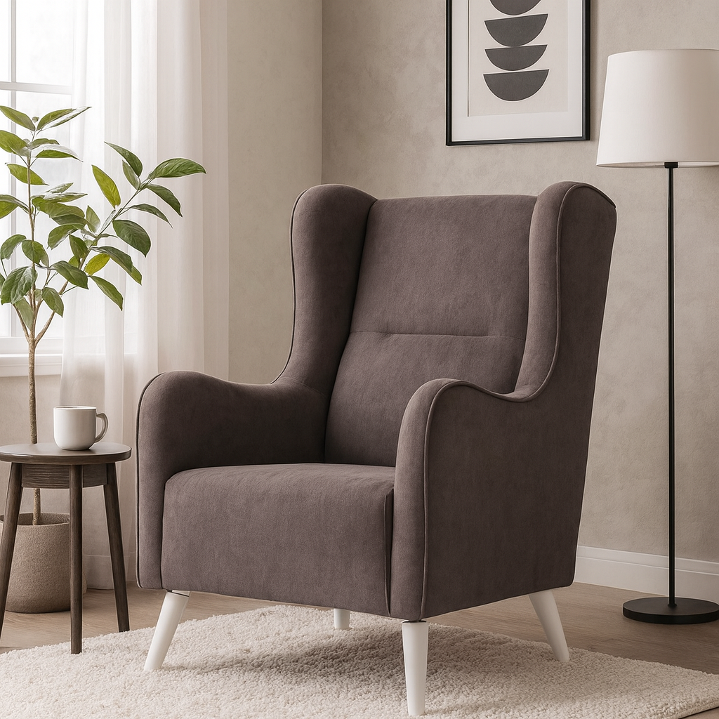 Linsey lenestol - Mørk grå Linsey lenestol - Mørk grå