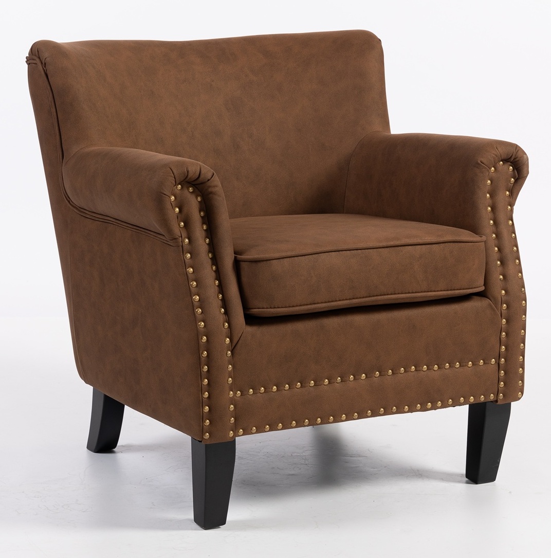 Norberg lenestol i brun vintage