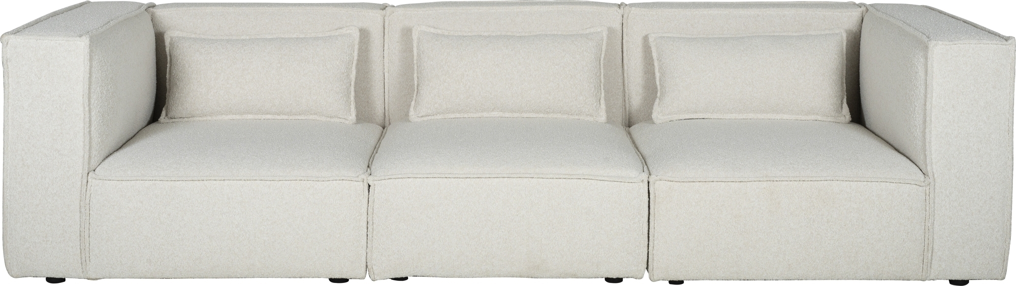 Nees modulsofa i boucl� - 3-seters sofa i boucl�