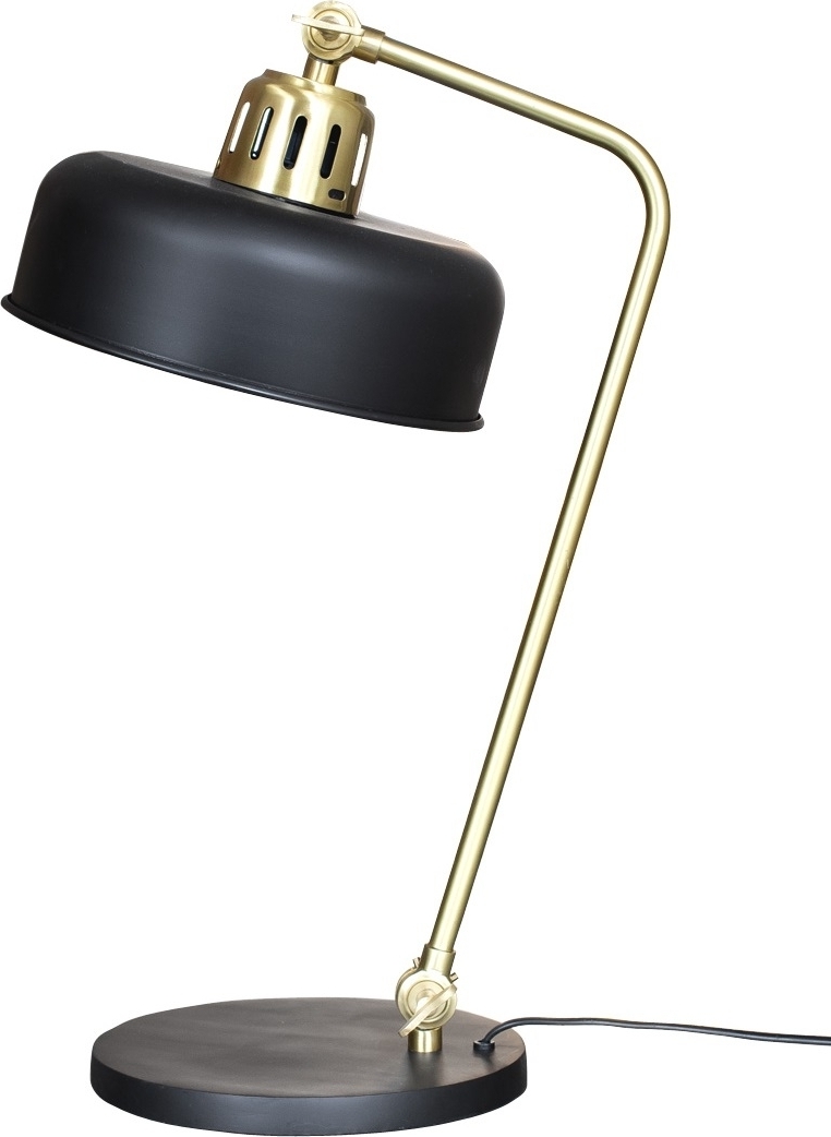 Bordlampe Charlie - Sort/messing