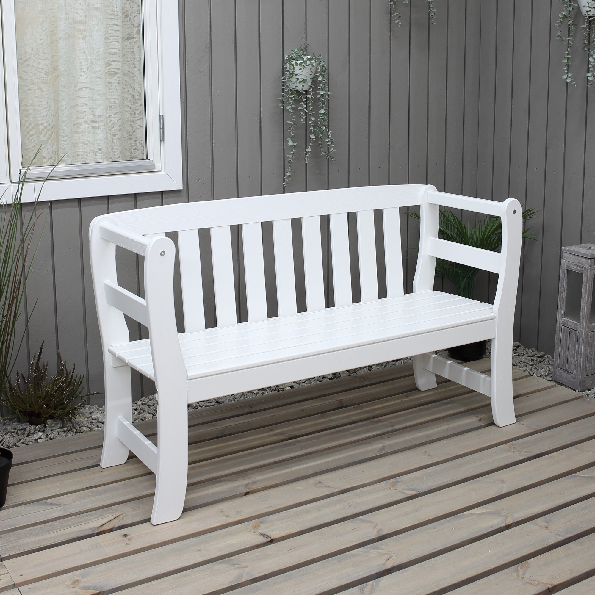 Rosenborg benk - Hvit