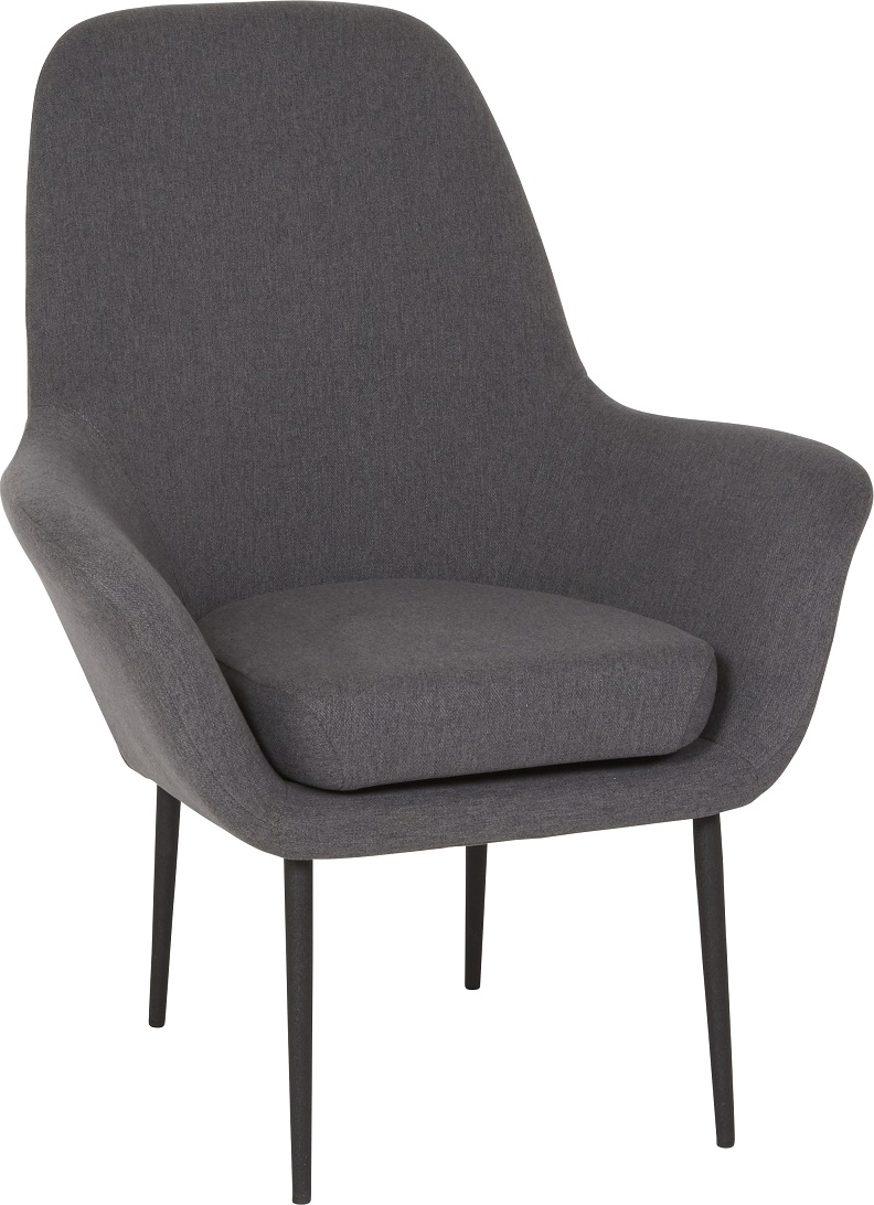 Lenestol i mörkgrå og Lenestol i mörkgrå og