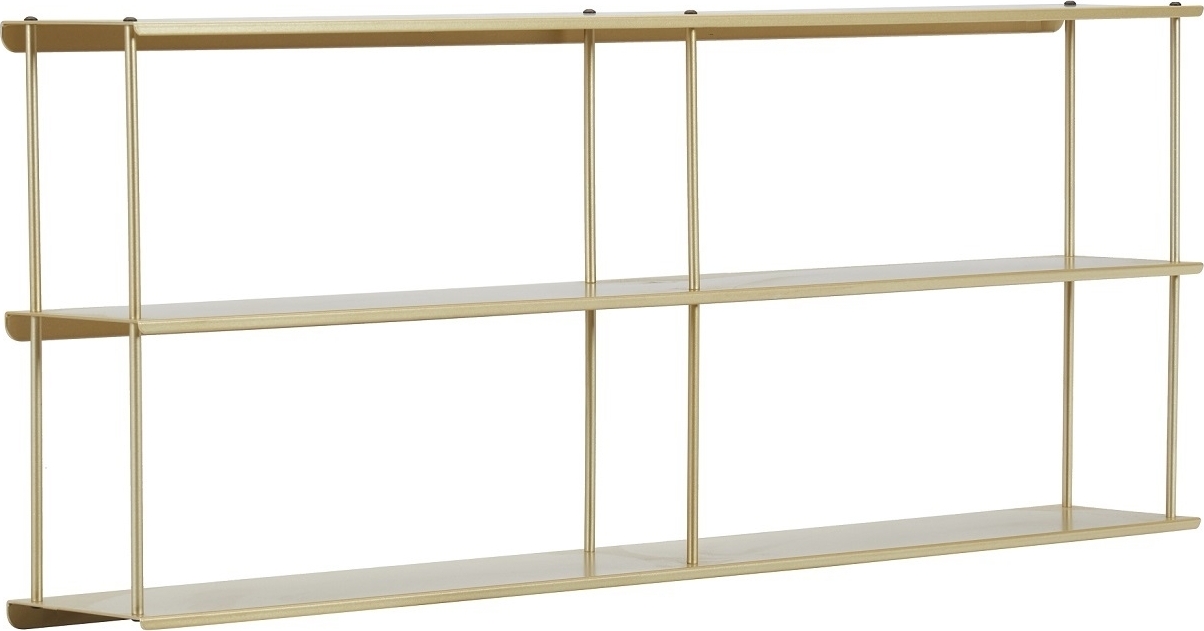 Vegghylle Elliot rektangul�r - Messing