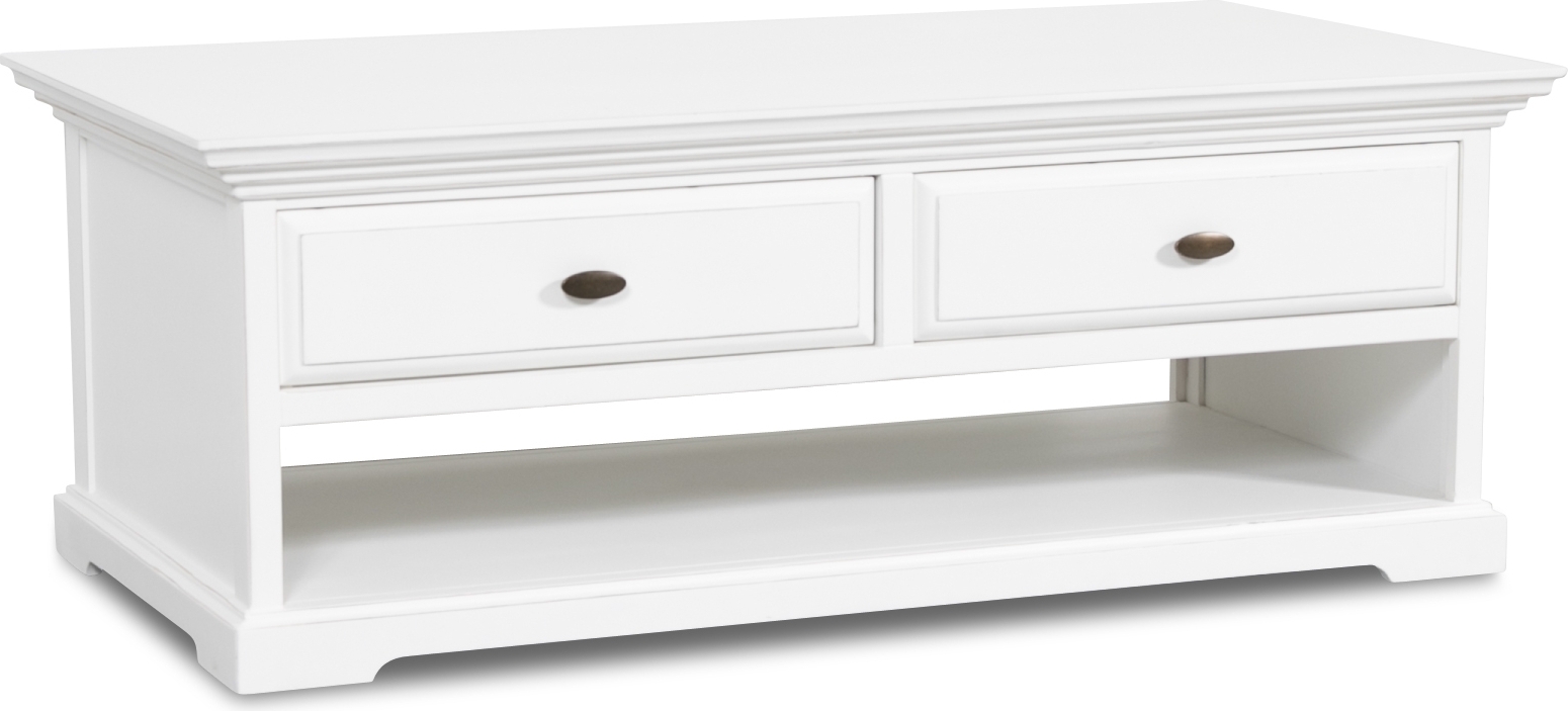 New York sofabord�- Hvit + M�belf�tter