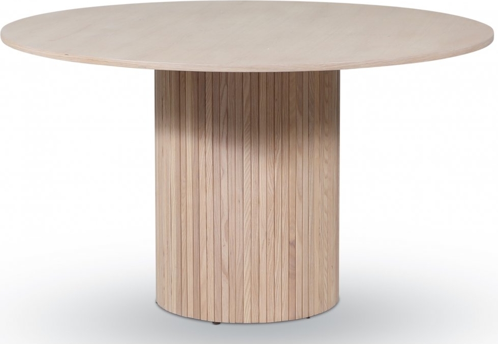 Circle spisebord Ø130 cm - Whitewash eik Circle spisebord Ø130 cm - Whitewash eik