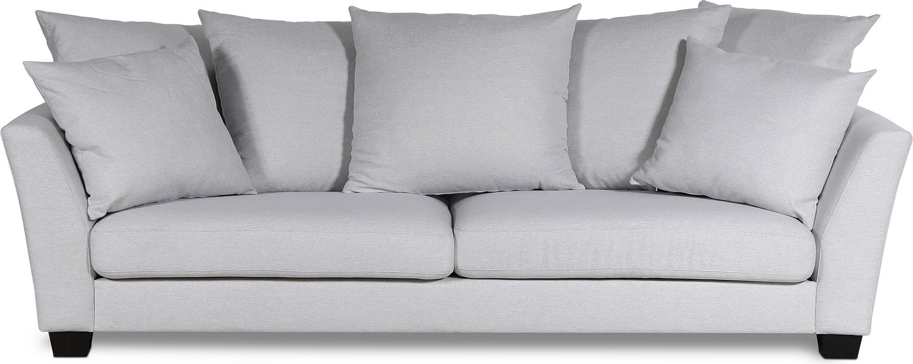 Arild 3-seter sofa med konlvoluttputer - Offwhite lin