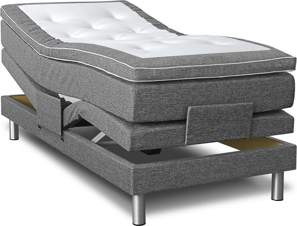 Cloud justerbar seng 7-sone (grå) - Valgfri bredde Cloud justerbar seng 7-sone (grå) - Valgfri bredde