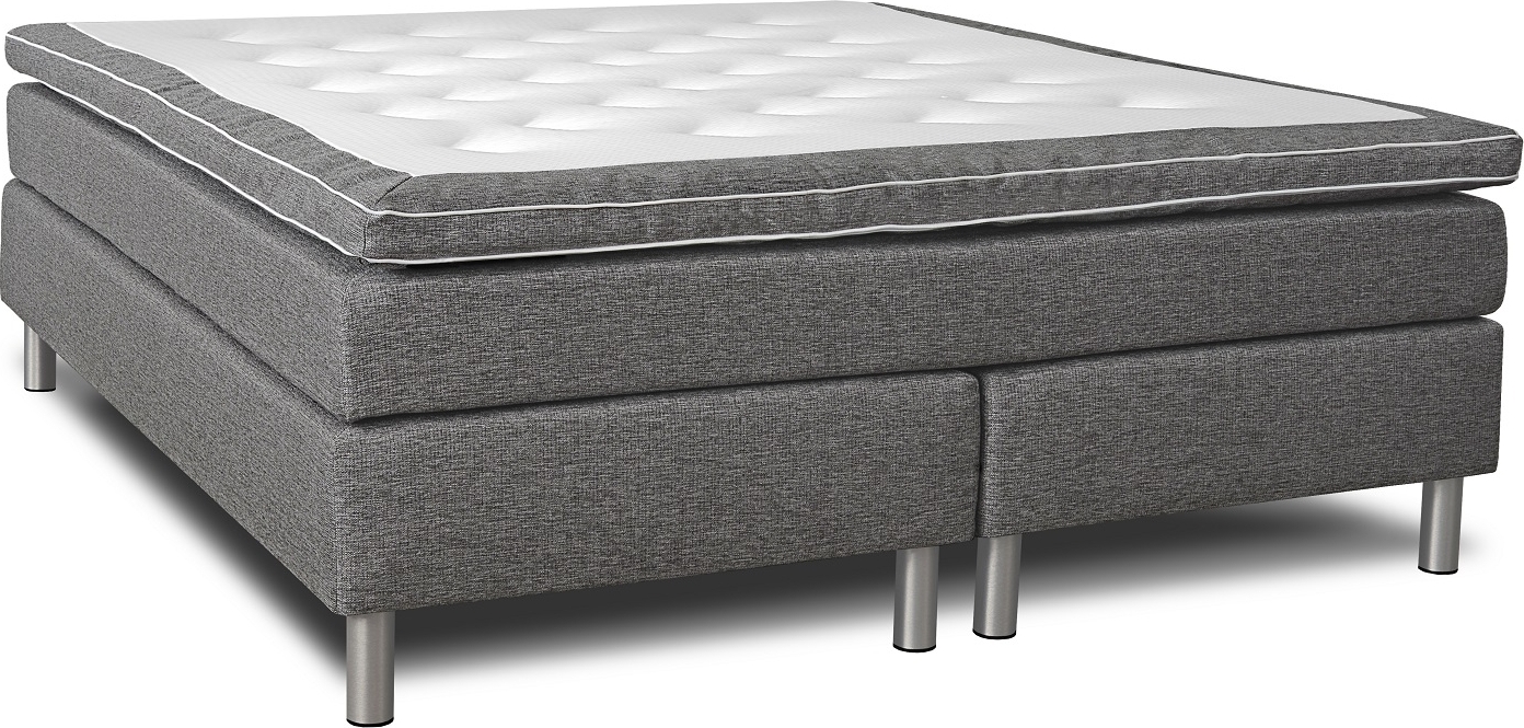 Cloud kontinentalseng 7-sone pocket/pocket (grå) - valgfri bredde Cloud kontinentalseng 7-sone pocket/pocket (grå) - valgfri bredde