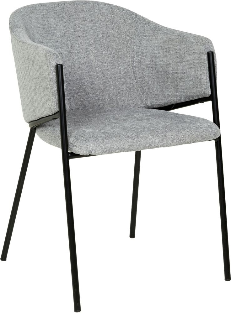 Stacey karmstol - Gr� hvit/svart