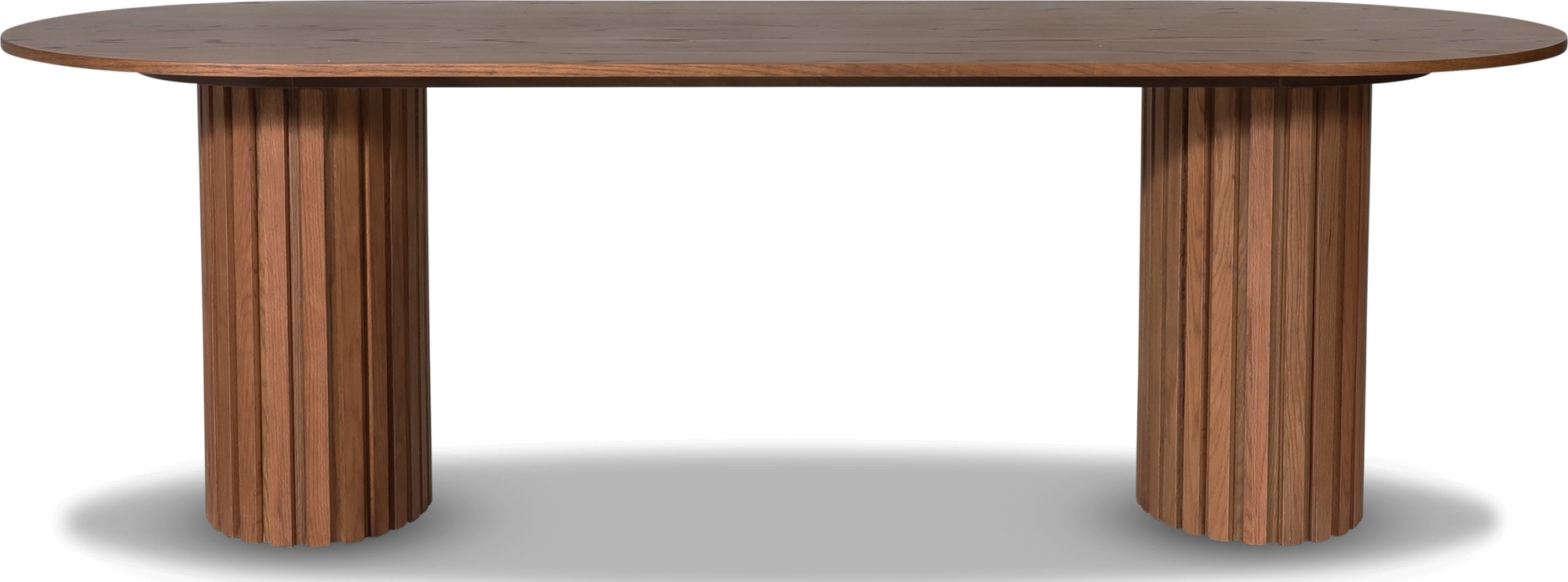 PiPi ovalt spisebord 240 cm - Valn�tt