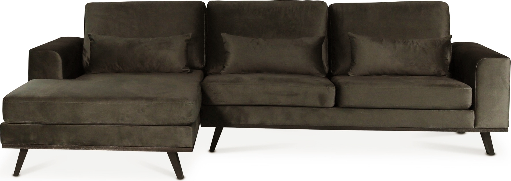 Ranger divansofa venstre - Muldvarpfarget fl�yel