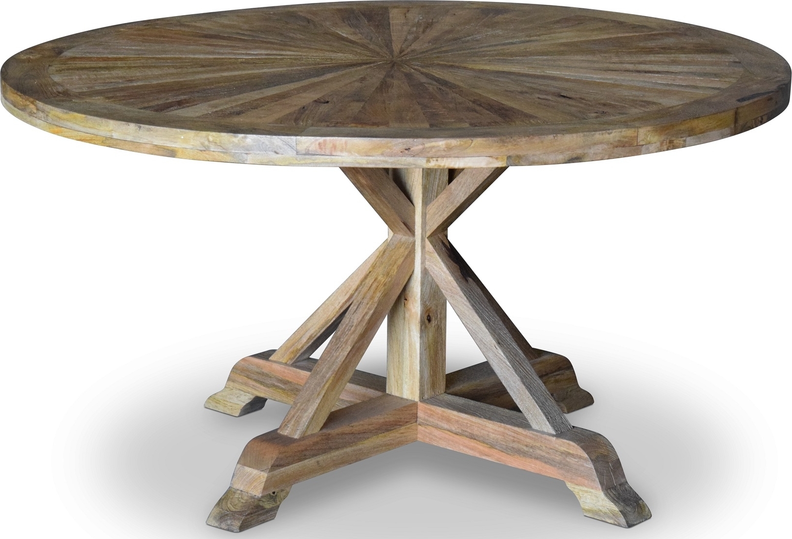 Palma rundt spisebord Ø140 cm - Resirkulert drivved + Treolje til møbler Palma rundt spisebord Ø140 cm - Resirkulert drivved + Treolje til møbler