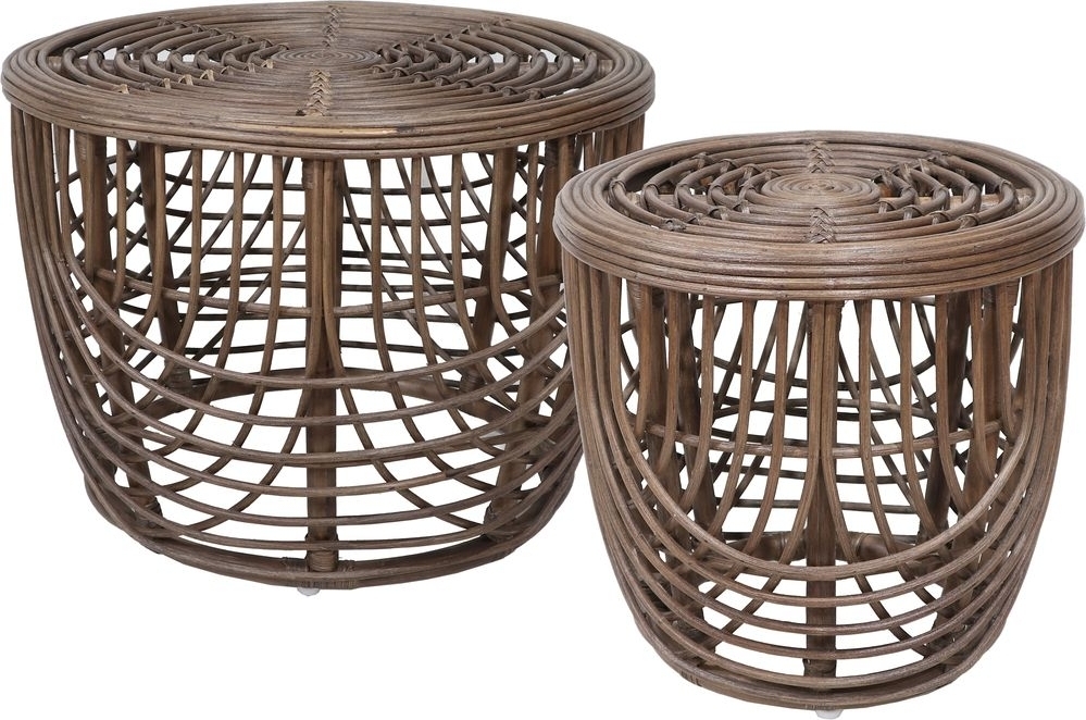 Heden salongbord sett - rotting / brun + M�belrengj�ring