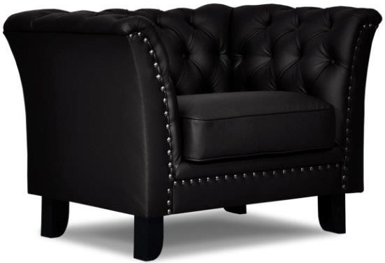 Chester Bridge Lenestol - Svart PU Chester Bridge Lenestol - Svart PU