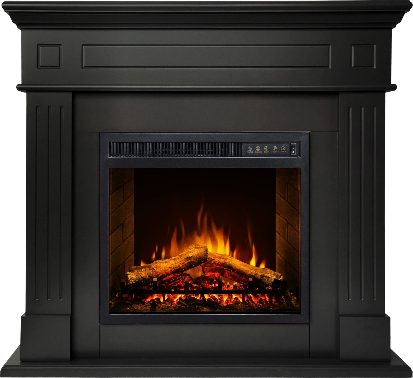 Elektrisk �pen peis Willburn III Dekorasjonspeis - Svart