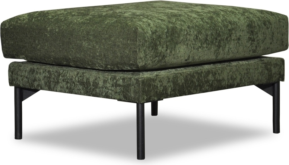 Smilla fotskammel 70x60 cm - Mørkegrønn chenille Smilla fotskammel 70x60 cm - Mørkegrønn chenille